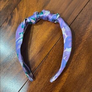J crew Purple Floral Headband